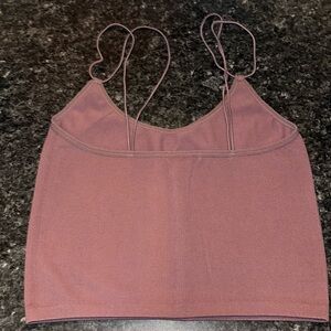 Small/Medium Purplish Ribbed Bozzolo Cami Top